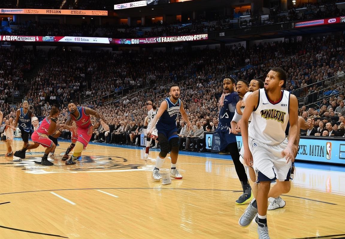 2018NBA老鹰vs森林狼经典对决：攻防交织激情碰撞